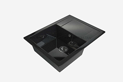 MAXSTONE Мойка глянцевая MS-15 (звездное небо) 640*505*217